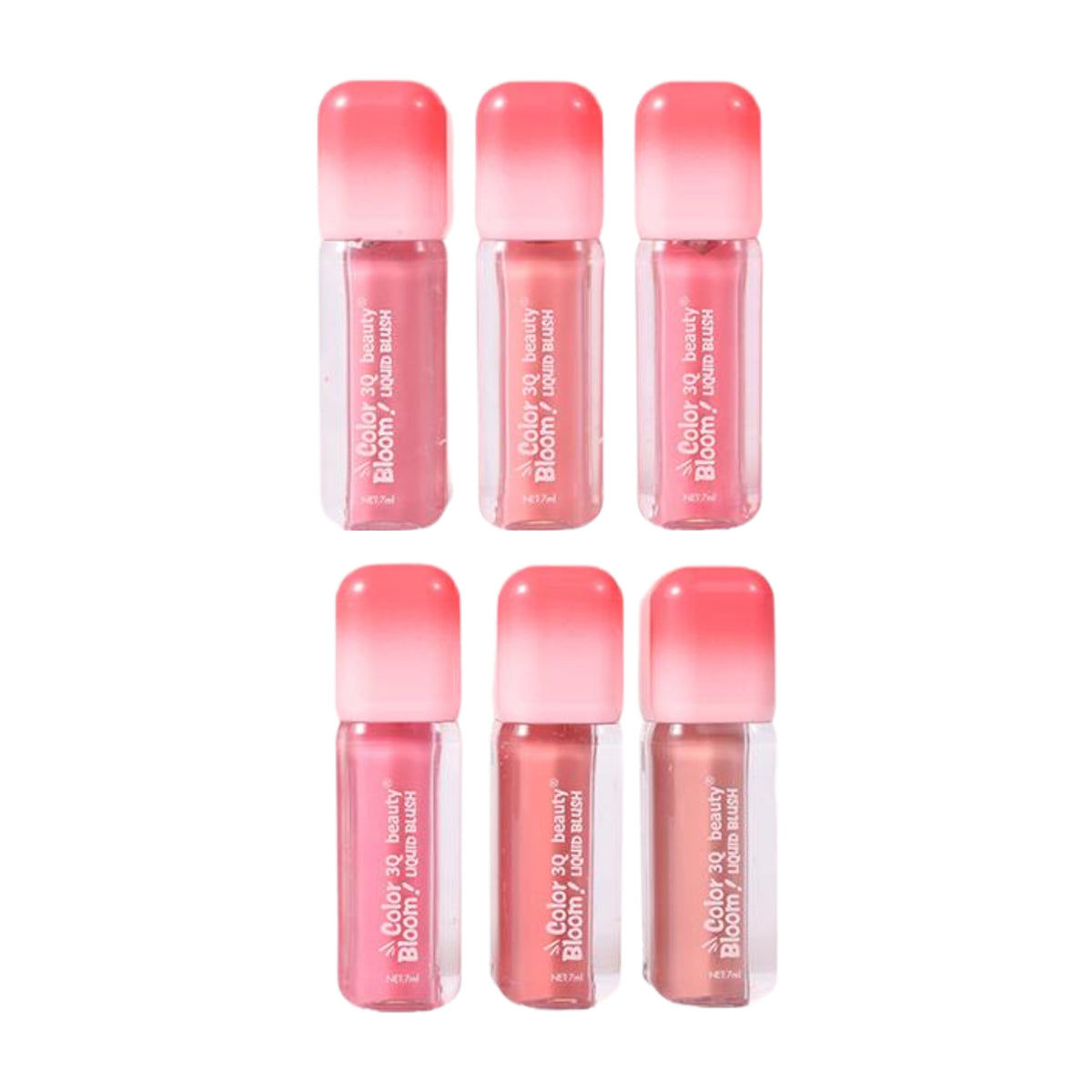 3Q Color Bloom Liquid Blush Pack of 6