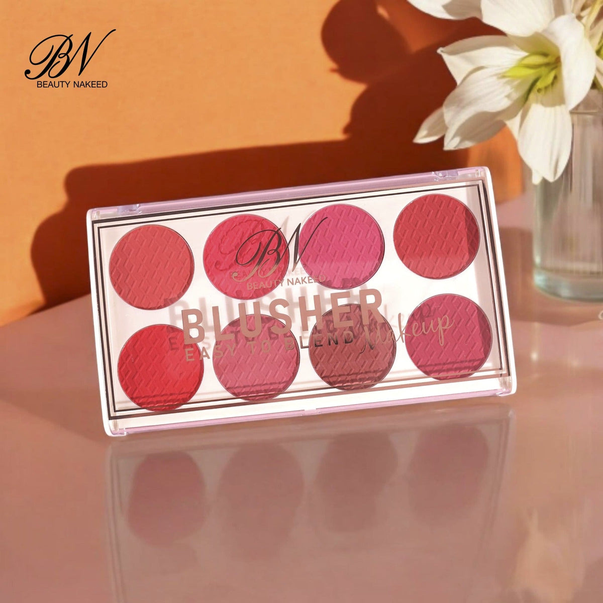 Beauty Nakeed BN 8-Color Blusher Palette