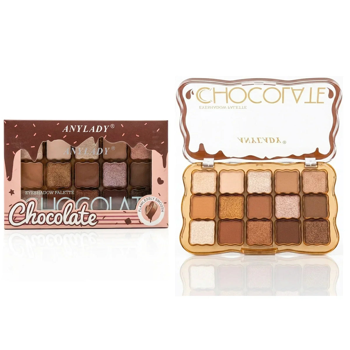 Anylady Chocolate Eyeshadow Palette 15 Shades