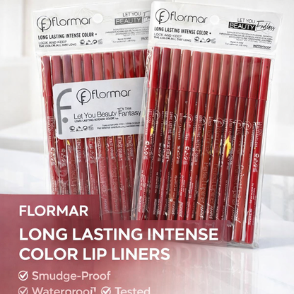 FLORMAR MATTE LIPSTICK PENCIL (12 Piece Pack) - 100% Original