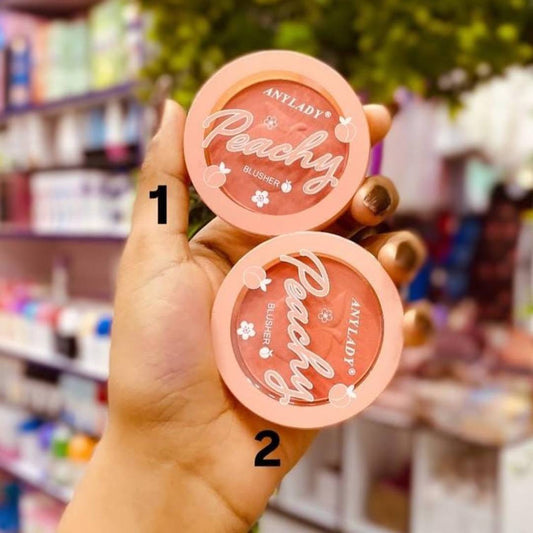 Any Lady Peachy Blusher 4-Piece Set