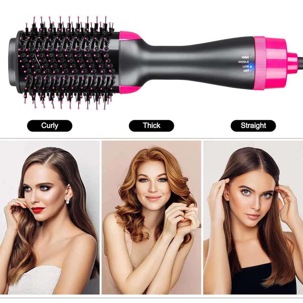 One Step Hot Air Brush (Dryer + Styler) - 100% Original