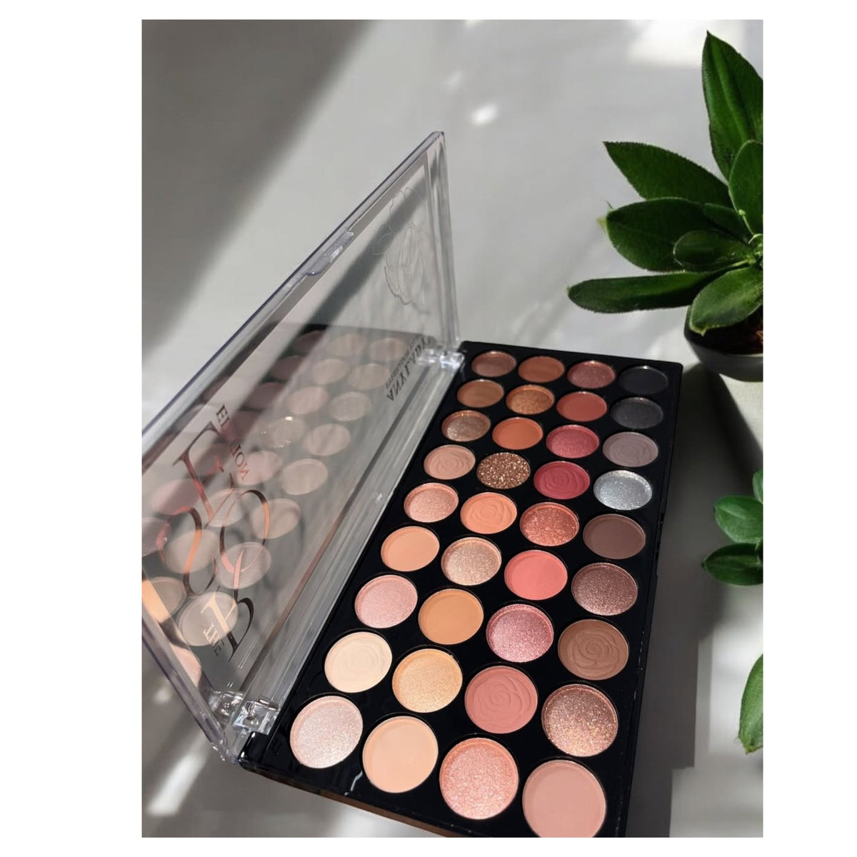 Any Lady 36 Color Eye Shadow Palette Rose Edition 8366