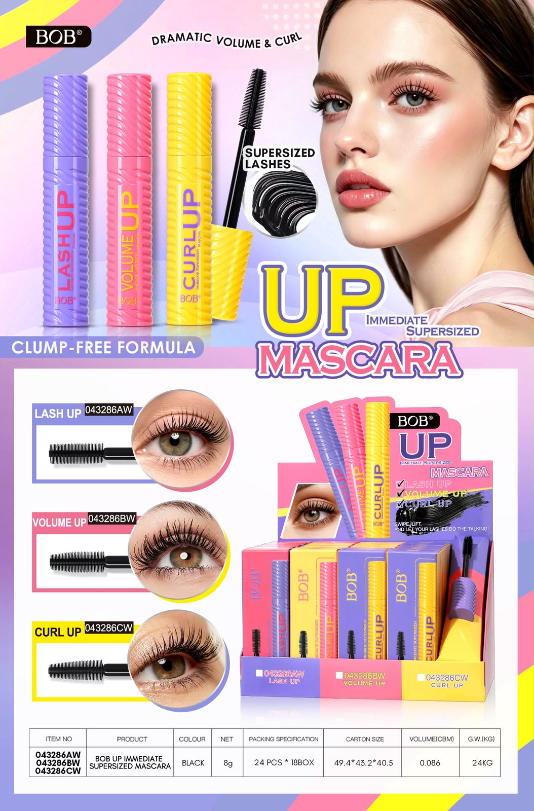 BOB Dramatic Volume & Curl Mascara