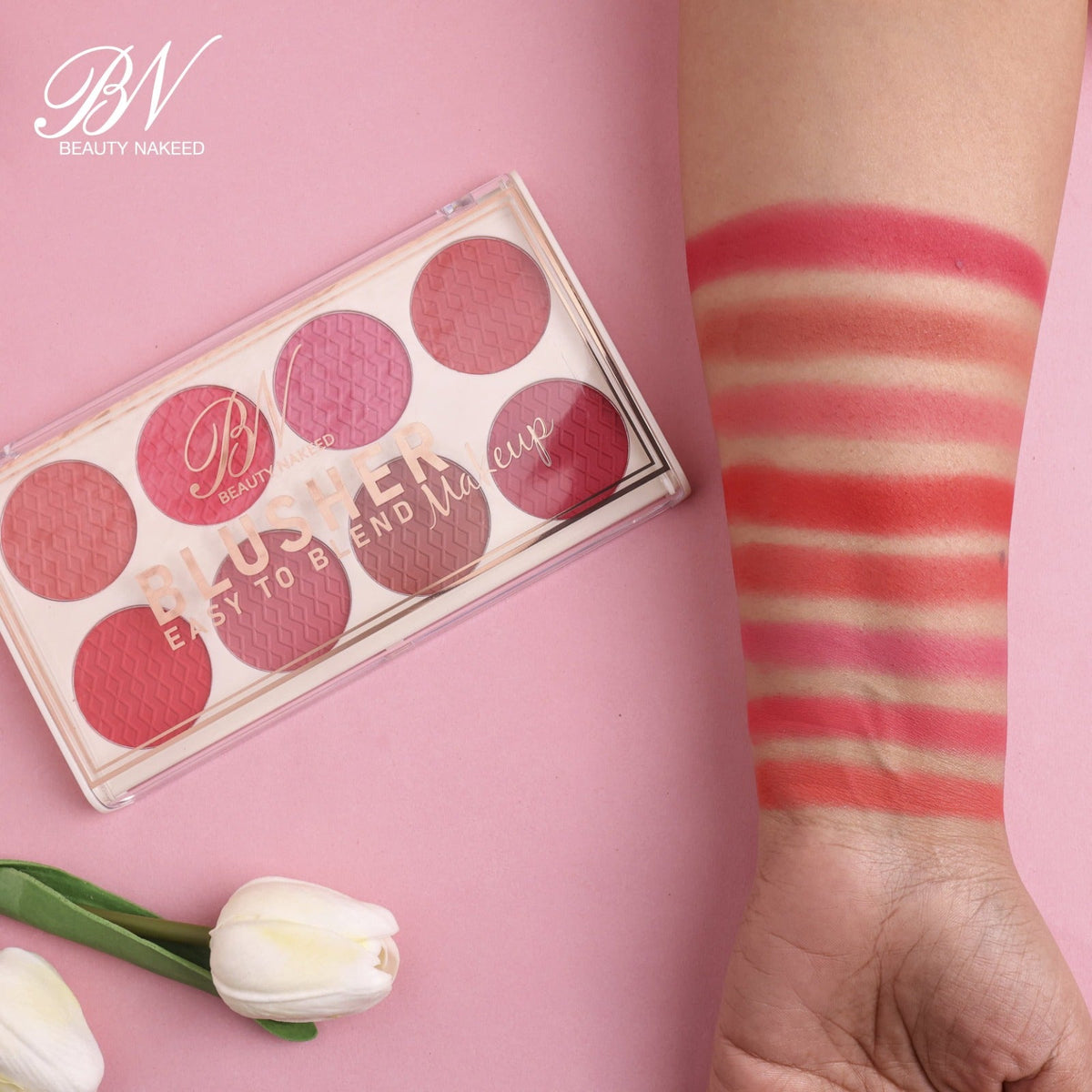 Beauty Nakeed BN 8-Color Blusher Palette