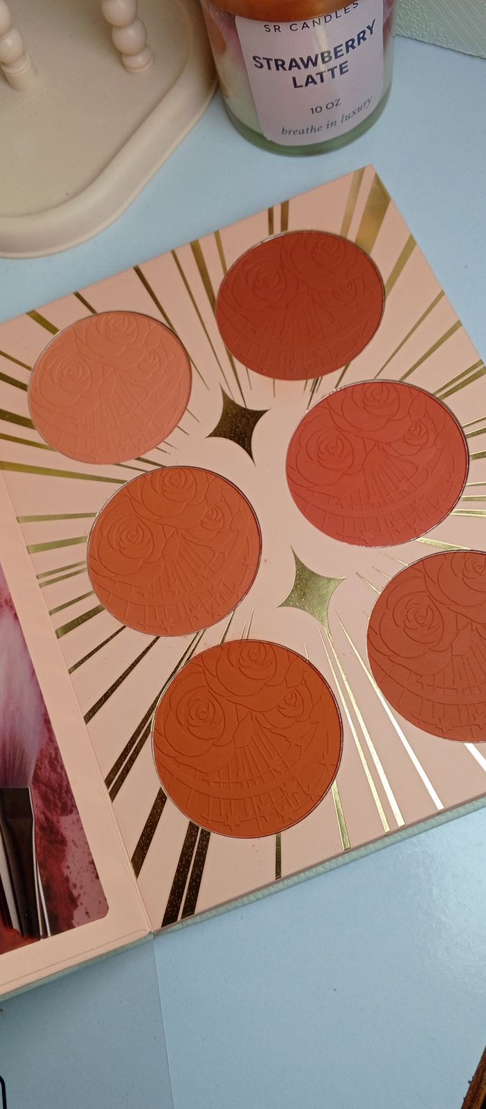3Q Beauty 5 Fold Book Palette High Quality Pigmented