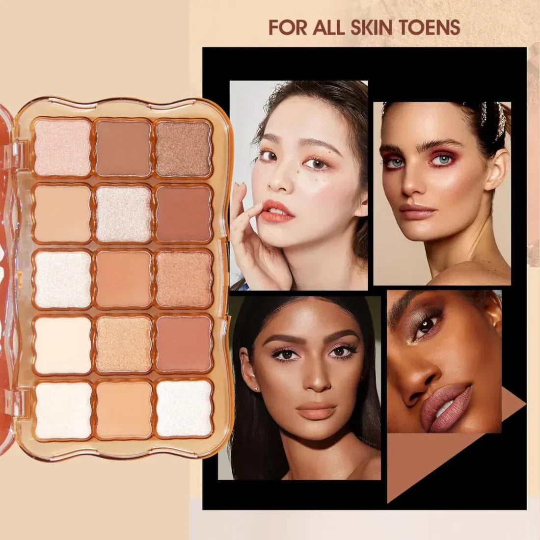 Anylady Chocolate Eyeshadow Palette 15 Shades